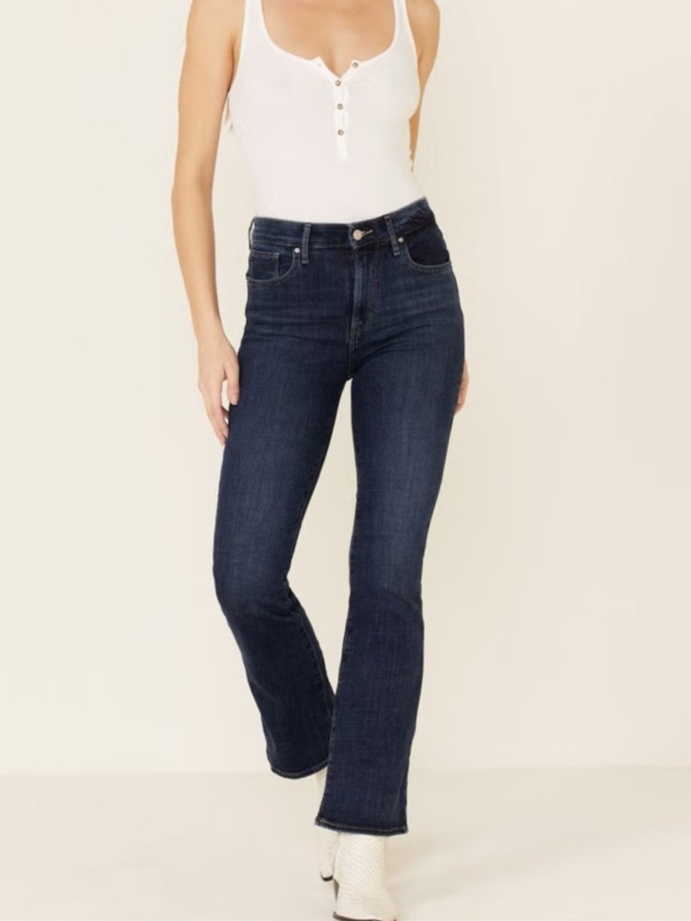 NWT Sky Dark Wash Boot Cut Jeans